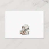 Floral Cowgirl Boots Vrijgezellenfeest Datum spel Informatiekaartje (Achterkant)