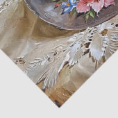 Floral Cowgirl Pet Decoupage Tissue Paper Tissuepapier (Detail)