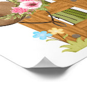 Floral Cowgirl Poster (Hoek)