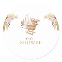 Floral Cradle Baby shower