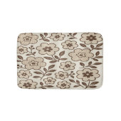 Floral Cream Badmat (Voorkant)