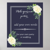 Floral Creëer je eigen poster afdrukken (Voorkant)