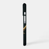 Floral Crescent Moon Celestial Case iPhone 16 Hoesje (Linkerkant)