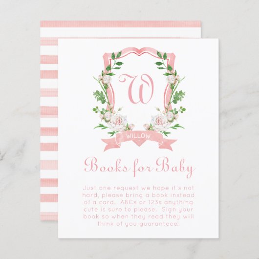 Floral Crest Books for Baby (Voorkant / Achterkant)