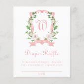 Floral Crest Diaper Raffle (Voorkant)