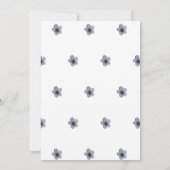 Floral Crest uitnodiging (Achterkant)