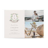 Floral Crest Wedding Save The Date