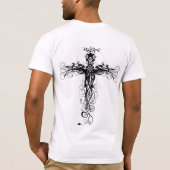 Floral Cross #5 T-shirt (Achterkant)
