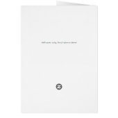 Floral Cross BAUTIZO Bautismo Baptism Programme (Achterkant)