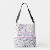 Floral Cross Body Bag | Waterverf-ontwerp Crossbody Tas (Achterkant)