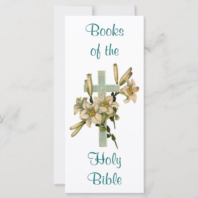 Floral Cross Book Mark (Voorkant)