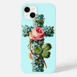  Floral Cross Case-Mate iPhone Case