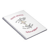 Floral cross-custom notitieboek (Rechterzijde)