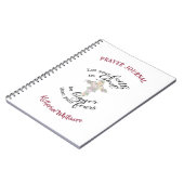 Floral cross-custom notitieboek (Linkerzijde)