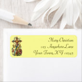  Floral Cross Etiket (Insitu)