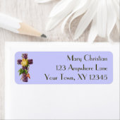  Floral Cross Etiket (Insitu)