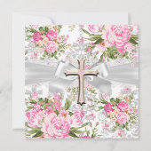  Floral Cross First Community Roze 3 Kaart (Achterkant)