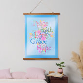 Floral Cross Hangend Wandkleed (Slaapkamer)