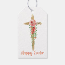 Floral Cross, Happy Pasen, Religieuze