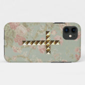 Floral Cross Iphone5 Hoesje (Achterkant (horizontaal))