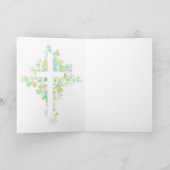 Floral Cross Kaart (Binnen)
