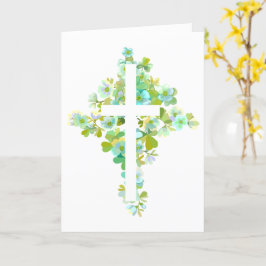 Floral Cross Kaart