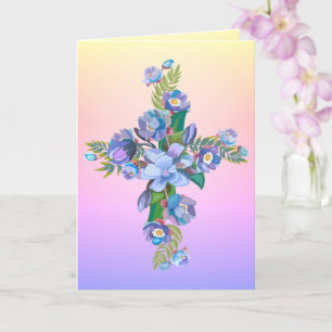 Floral Cross Kaart