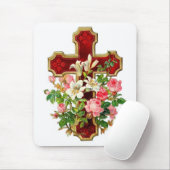 Floral Cross Muismat (Met muis)