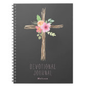 Floral Cross - Specialized Devotional Notitieboek (Voorkant)