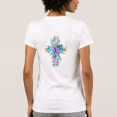 Floral Cross T-Shirt (Achterkant)