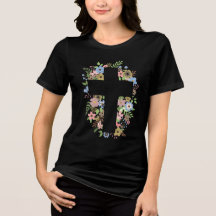 Floral Cross T-Shirt