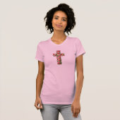  Floral Cross T-shirt (Voorkant volledig)