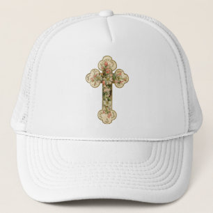  Floral Cross Trucker Pet