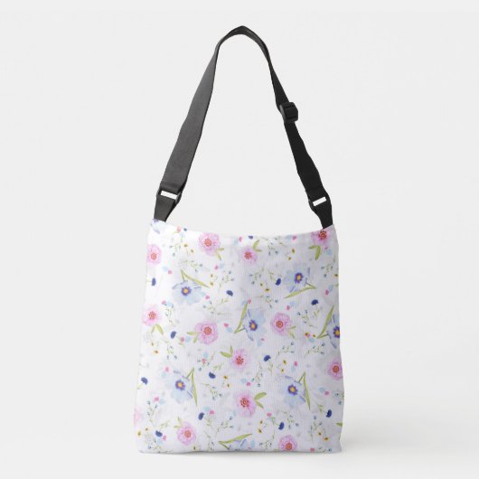 Floral Crossbody Bag Crossbody Tas (Voorkant)