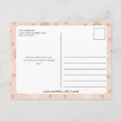 Floral Crown Bunnies Pasen Feestdagenkaart (Achterkant)