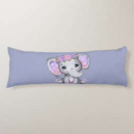 Floral Crown Elephant Body Pillow Lichaamskussen