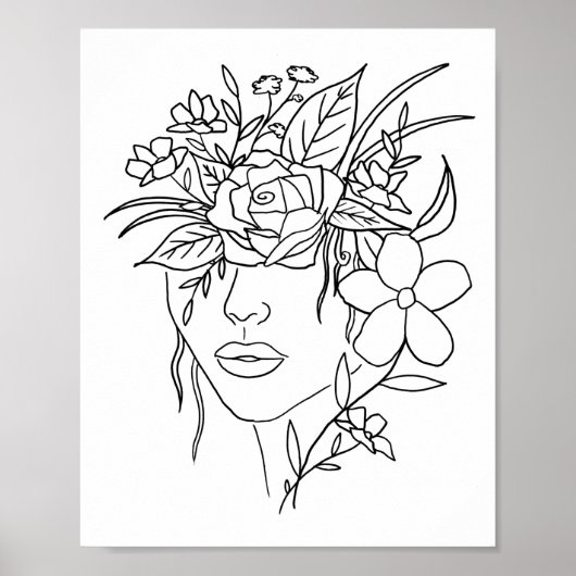Floral Crown Print (Voorkant)
