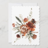 Floral Cumpleaños 30 Años Kaart (Achterkant)