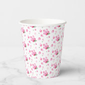 Floral cup papieren bekers (Achterkant)