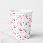 Floral cup papieren bekers (Links)