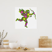 FLORAL CUPID POSTER (Keuken)