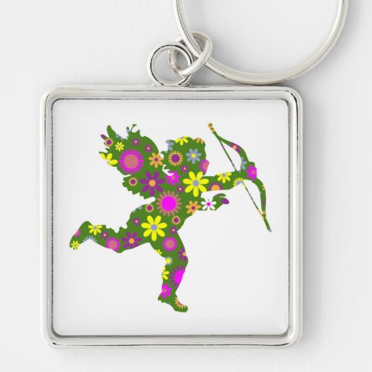 FLORAL CUPID SLEUTELHANGER (Voorkant)