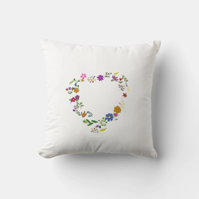 Floral Cushion Kussen (Voorkant)