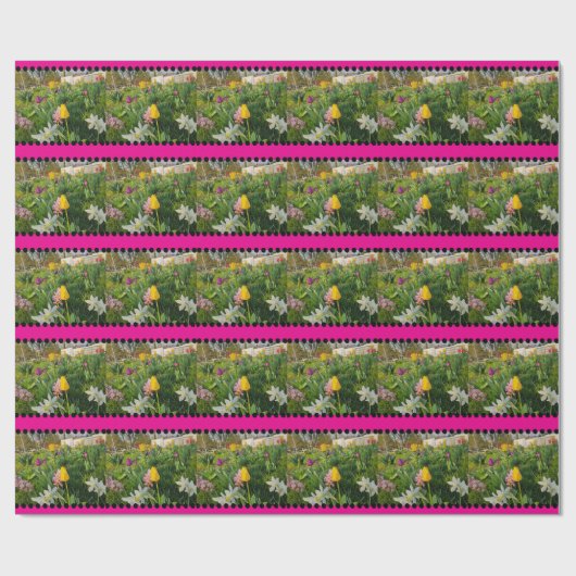 Floral Custom Cadeaupapier (Vlak)