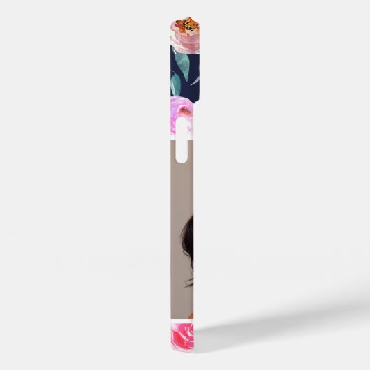 Floral Custom Foto Gift voor Mam Case-Mate iPhone Case (Achterkant / Rechts)