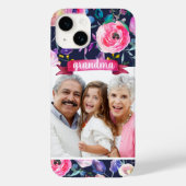  Floral Custom Foto Gift voor Oma Case-Mate iPhone Case (Achterkant)
