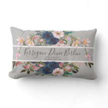  Floral Custom Geboortedatum Naam Baby Girl