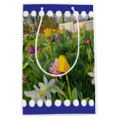 Floral Custom Gift Bag Medium Cadeauzakje (Voorkant)