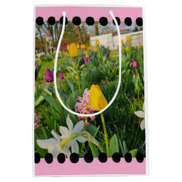 Floral Custom Gift Bag Medium Cadeauzakje