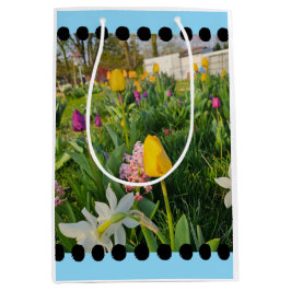 Floral Custom Gift Bag Medium Cadeauzakje